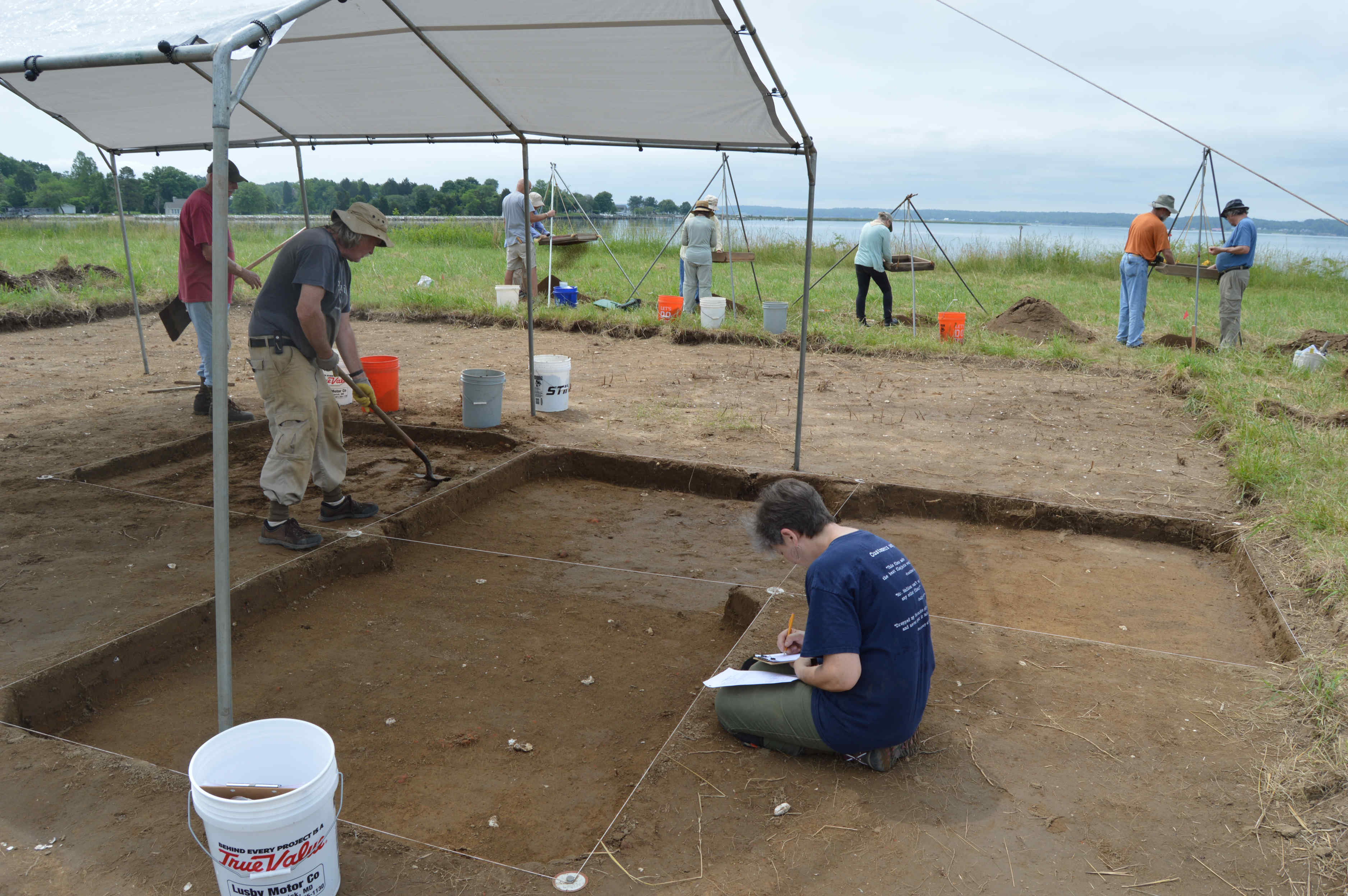CAT Candidates complete site documentation at the Calverton site.